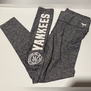 PINK Victoria's Secret Gray Yankees Leggings